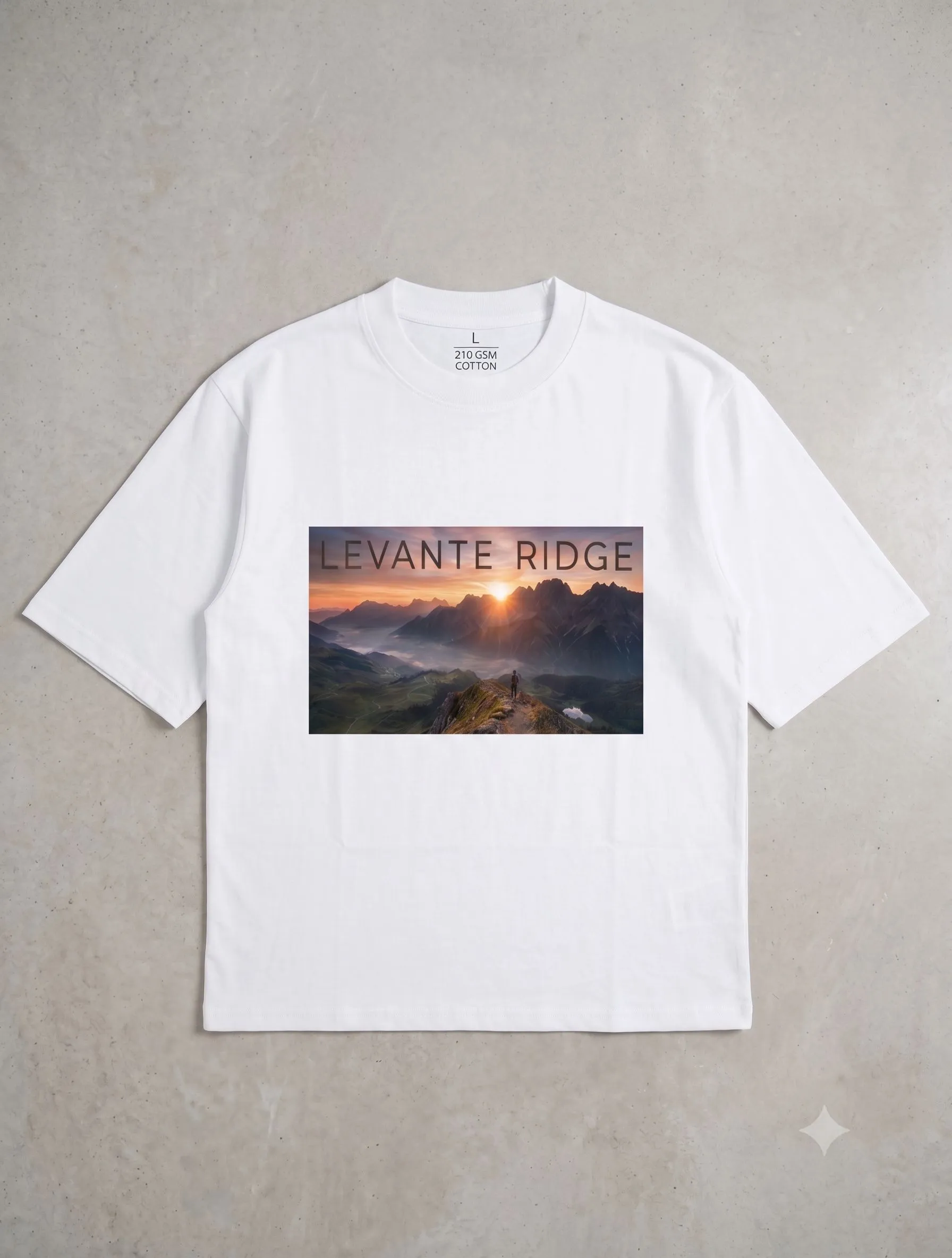 Cotton Oversized 220 GSM T-Shirt in Black